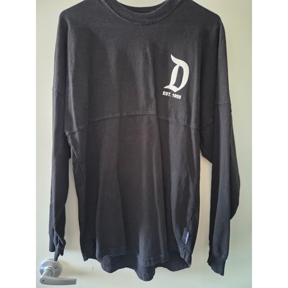 Disney Parks Disneyland Black Spirit Jersey Adult Size Extra Small